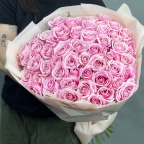Букет из 55 роз Аваланж (60 см) в Яхроме