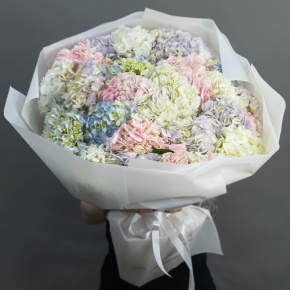 Букет из 23 гортензий микс в Яхроме