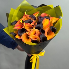 Букет "Карамель" из 29 калл в Яхроме