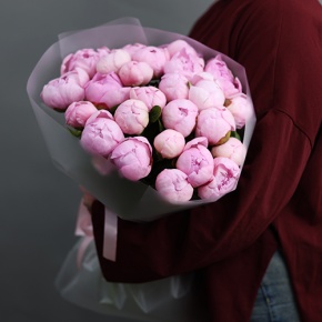 Букет из 25 пионов Пилов Толк в Яхроме