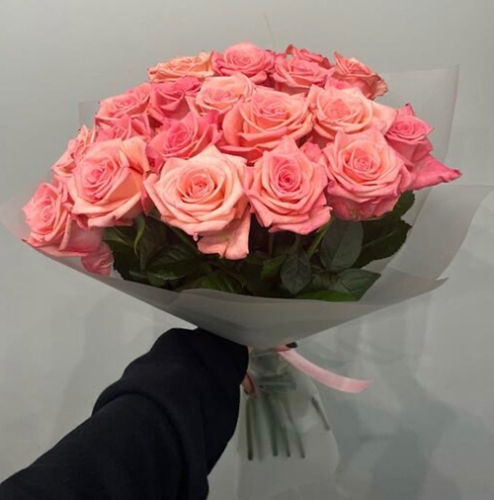 Букет из 21 розовой розы (50 см) в Яхроме