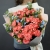 Букет "Фортуна" из коралловых роз и оксипеталума в Яхроме Букет "Фортуна" из коралловых роз и оксипеталума в Яхроме