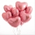 Сердце розовое фольгированный шар с гелием (45 см) в Яхроме