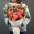 Букет "Фортуна" из коралловых роз и оксипеталума в Яхроме Букет "Фортуна" из коралловых роз и оксипеталума в Яхроме