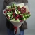 Букет "Цвет любви" из кустовых роз Марун и альстромерий в Яхроме