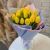 Букет из 15 жёлтых тюльпанов в Яхроме